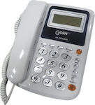 Corded Phone Office for Elderly White 210122_w