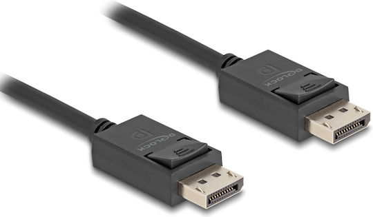 DeLock Kabel DisplayPort-Stecker - DisplayPort-Stecker 2m Schwarz (80493)