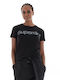 Superdry D1 Sdcd Core Logo City Fitted Damen Sportlich T-shirt Black