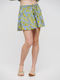 Ble Shorts with pockets Green/blue with gold details M/l (100% Crepe)cm 5-41-348-0841