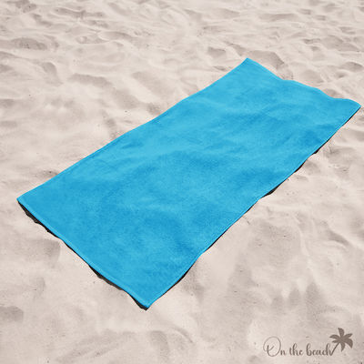 Isadore Lorraine Beach Towel Turquoise 170x85cm.