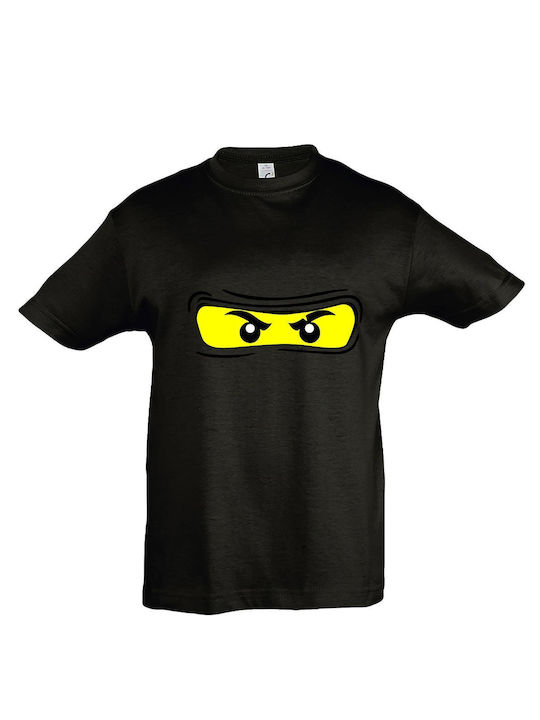 Kids T-shirt Black Ninjago Ninja Eyes