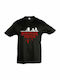 Kids' T-shirt Black Stranger Things, Upside Down