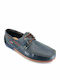 Luisetti 29304 (blue Leather) Men's Moccasins