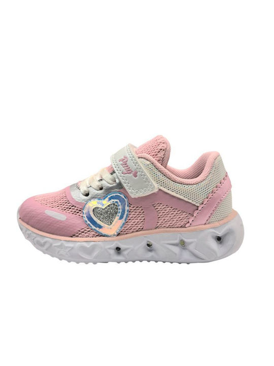 Primigi Παιδικά Sneakers με Φωτάκια Ροζ