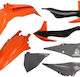 Set de Piese din Plastic pentru Motocicletă Portocaliu 1buc