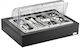 Pintinox Stainless Steel Wood Utensil Holder 64x64x11cm 64cm