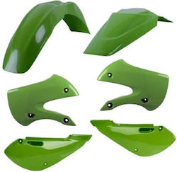 Set de Piese din Plastic pentru Motocicletă pentru Kawasaki KX Verde 1buc