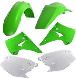 Set de Piese din Plastic pentru Motocicletă pentru Kawasaki KX Verde 1buc