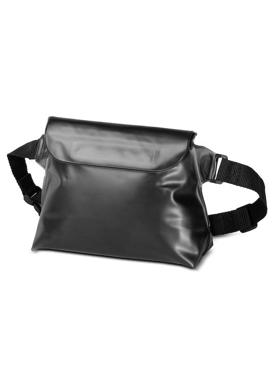 Pvc Waterproof Pouch / Waist Bag - Black