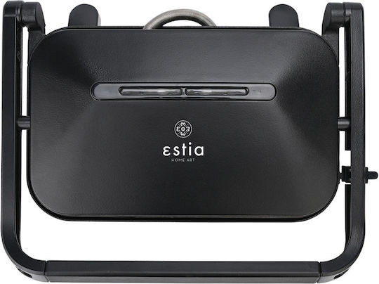 Estia Intense Τοστιέρα Γκριλιέρα 1300W Dark