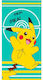 Nintendo Pokemon Kinder-Strandtuch Türkis 140x70cm
