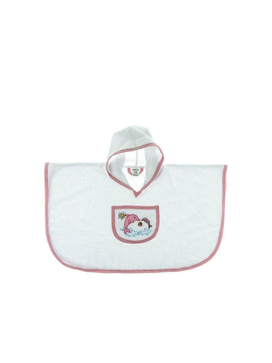 Παιδικό Μπουρνούζι - Κάπα 2-3y Ramel Pink Dolphin 28768