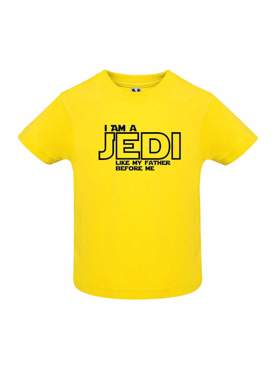 Kinder-T-Shirt Lemon I Am A Jedi Like My Father Before Me, Star Wars