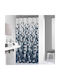 Sealskin Pixel Shower Curtain Fabric 180x200cm Black