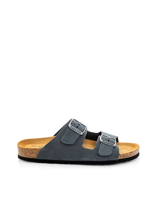 Sandals Plakton Grey Leather