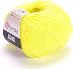 YarnArt Acrilyc Knitting Yarn Jeans Yellow 50gr