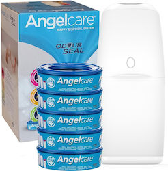 AngelCare Diaper Disposal Bin White 1pcs