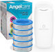 AngelCare Diaper Disposal Bin White 6 Pieces