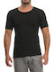 Dedes Thermo-Isolierendes Kurzarmshirt - Schwarz