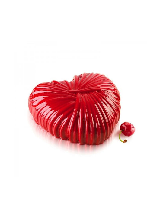 Silikomart Lovely Formă de Patiserie pentru Chec Inima din Silicon 18.2x17.3x6.8buc 1buc