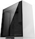 Geometric Future M8 Lohan Gaming Midi Tower Κουτί Υπολογιστή με Πλαϊνό Παράθυρο Λευκό