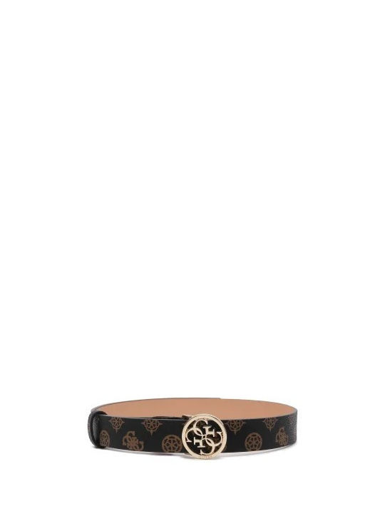 Mocha Logo Guess belt