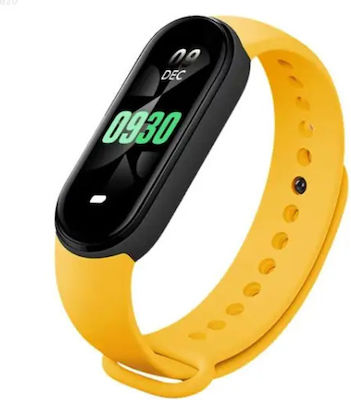 M8 Activity Tracker with Heart Rate Monitor Yellow