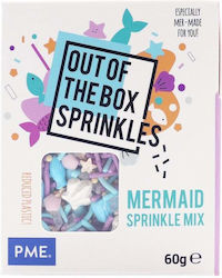 Dekorative Süßwaren Mermaid Pme Out Of The Box Mermaid Sprinkle Mix 60g