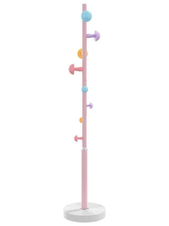 vidaXL Metallic Coat Rack Pink 35x35x172cm