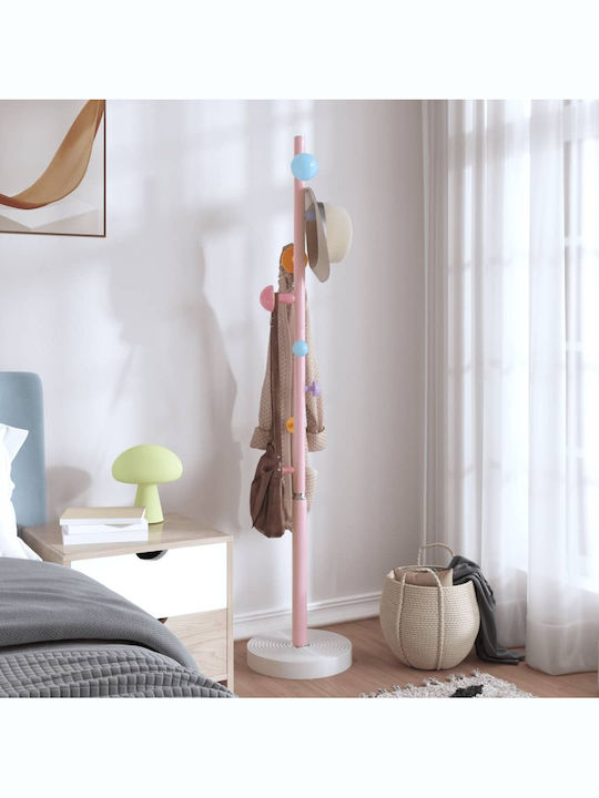 vidaXL Καλόγερος Μεταλλικός Ροζ 35x35x172cm