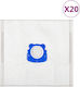 Vidaxl Vacuum Cleaner Bags 20pcs Compatible with Vacuum Cleaner Rowenta / Moulinex