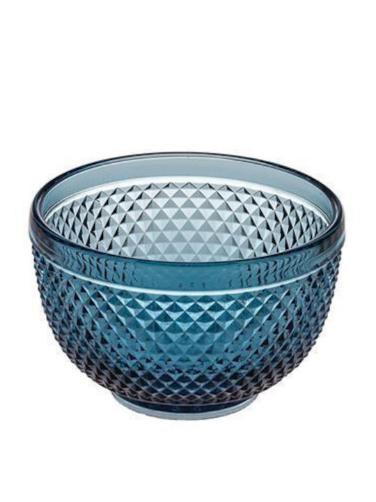 Vista Alegre Glass Salad Bowl Blue