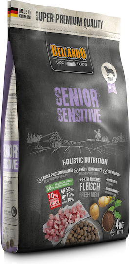 Belcando Sensitive 4kg Dry Food for Adult Dogs with Meat