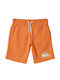 Kinder-Shorts/Bermudas Stoff Easy Day Sweat Orange