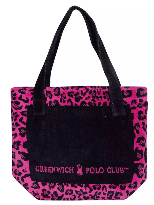 Greenwich Polo Club Fabric Beach Bag Fuchsia