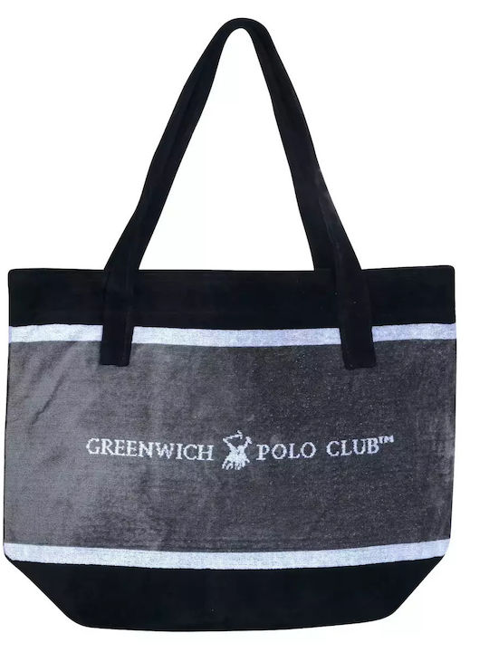 Greenwich Polo Club Fabric Beach Bag Gray