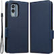 Портмоне Изкуствена кожа Тъмносин (Nokia X30 5G)