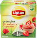 Lipton Τσάι Πράσινο Φράουλα Cupcake Lipton (20 πυραμίδες x 1,4 g)