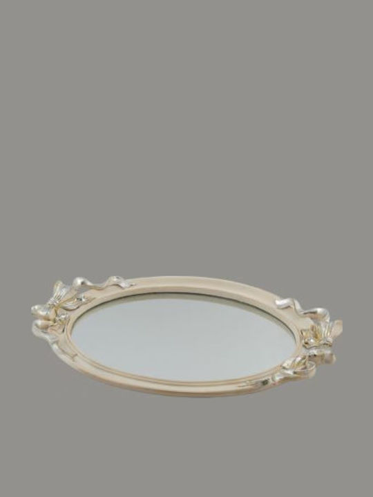 La Vista Wedding Tray with Mirror Ecru 1pcs