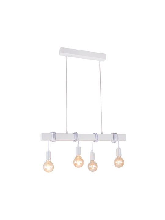 Artekko Pendant Light White 70x10x30cm