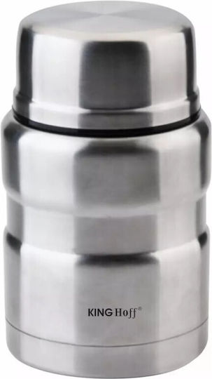 KING Hoff Inox Thermo Lunch Box Silver 500ml