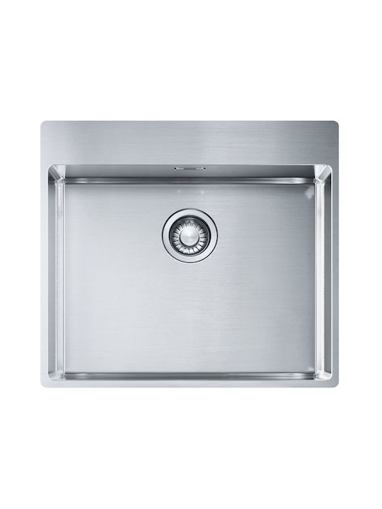 Franke Box Bxx 210-54 Tl 1270369295 Drop-In Sink Inox W57xD51cm Silver