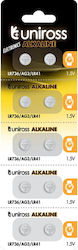 Uniross Αλκαλικές Μπαταρίες LR41 1.5V 10τμχ