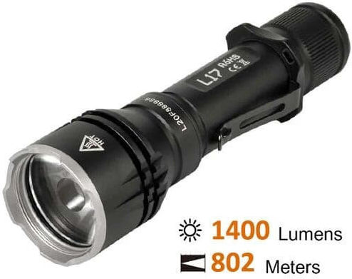 Acebeam Επαναφορτιζόμενος Φακός LED IP68 με Μέγιστη Φωτεινότητα 1400lm