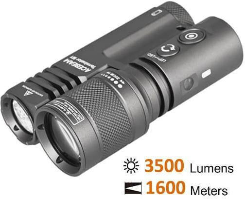 Acebeam Lumină de lucru și de sit, cu baterie Lanternă LED cu Luminozitate Maximă 3500lm Gri
