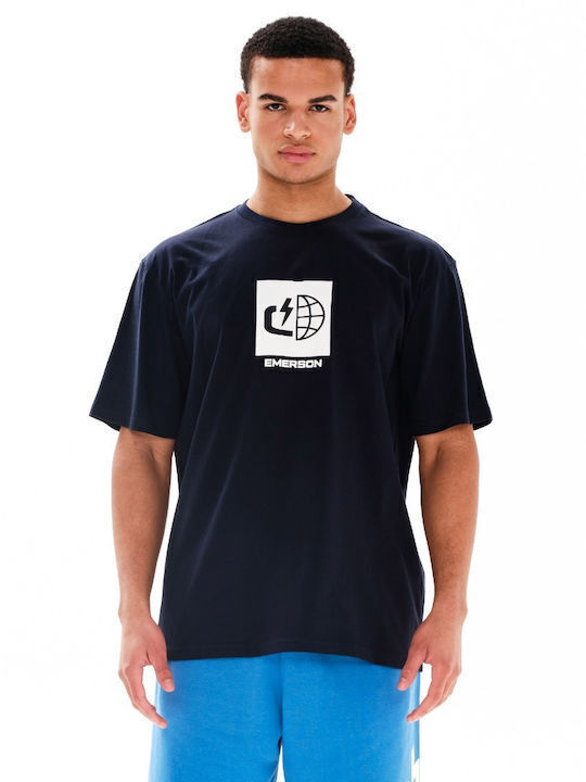 Emerson Herren T-Shirt Kurzarm Navy