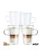 Quasar Cană Ceramică Transparentă 400ml 4buc