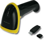 Qoltec Handheld-Scanner Drahtlos mit 2D- und QR-Barcode-Lesefunktion