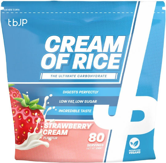 tbJp Cream Of Rice Ειδικό Συμπλήρωμα Διατροφής 2000gr Strawberry Cream